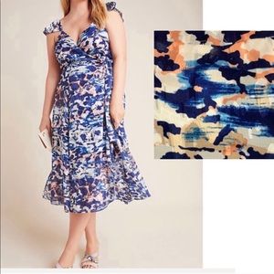 Anthropologie Kapari Wrap Dress